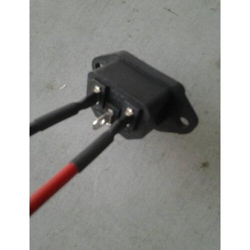 For Electric car charger socket line charging interface with three-prong outlet fittings 1.5 square 20cm