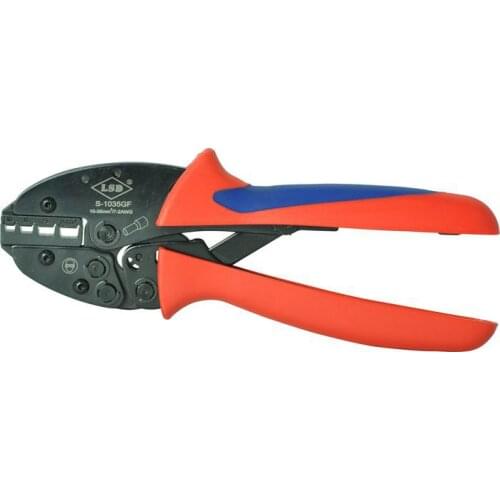 Energy saving crimping plier for Cable Ferrules,End Sleeves 10-35mm2,8-2AWG hand tools crimper S-1035GF