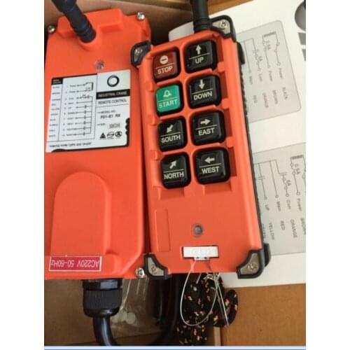 F21-E1B 24VDC 8 Channels Industrial Remote Controller switch Hoist Crane 2 Transmitter+1 Receiver