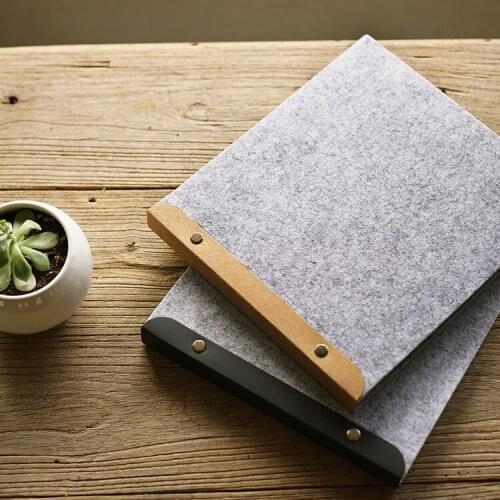 Rivet Felt Plush Cover 24 Sheets PP Bag Album Simple Cover Interstitial DIY Scrapbook family photo album Baby foto