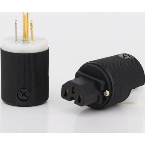 Hifi 5pairs Hifi audio Hifi HBL8215C USA Power Plug&IEC Connecter