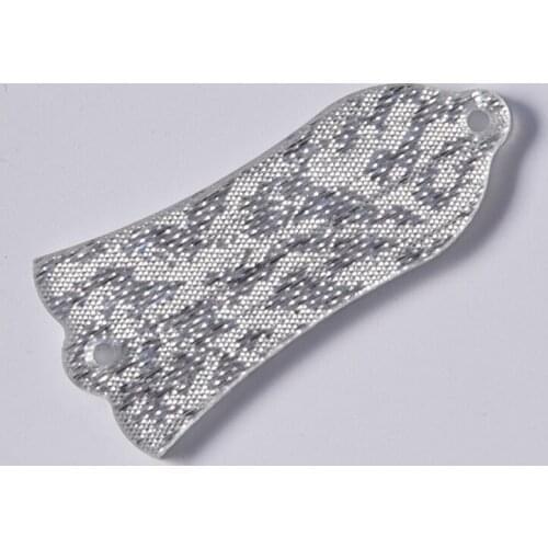 KAISH Silver Sparkle LP Guitar Plastic Truss Rod Cover for USA Gibson Les Paul