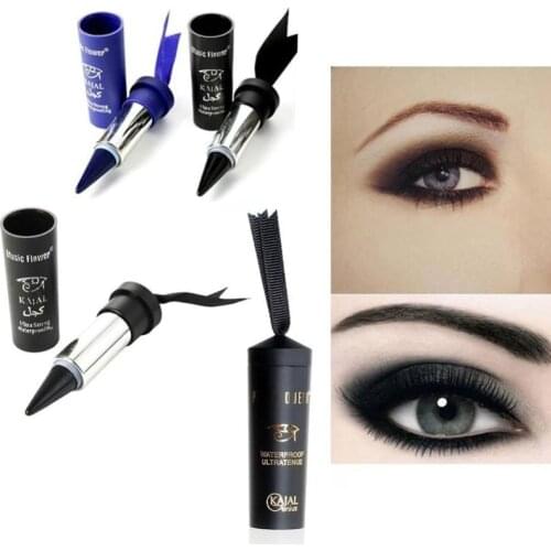 1 pc Women Smoky Eyes Pencil Thicker Thick Solid Bold Black Eyes Liner Pencil Gel Eyeliner Wholesale Available