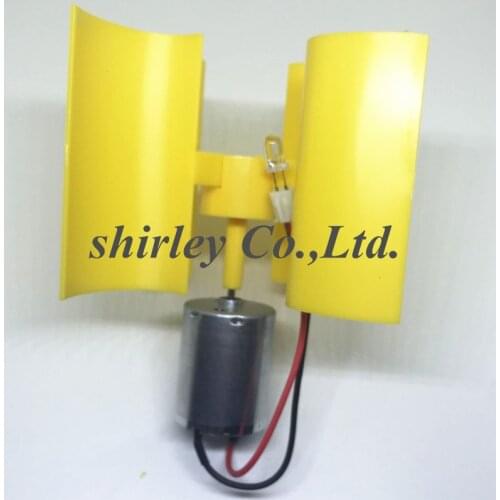 Miniature vertical axis wind Alternative Energy generator DIY technology making physical power principle