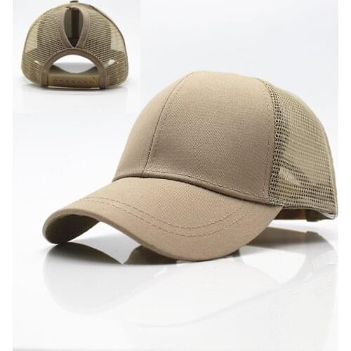2018 New Summer Sport Mesh Ponytail Baseball Caps Men or Women Outdoor Snapback Bone Breathable Hats Womens Hip Hop Caps