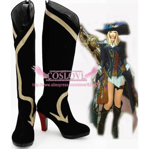 Final Fantasy FF14 Gleeman Shoes Cosplay Boots CosplayLove For Halloween Christmas Party