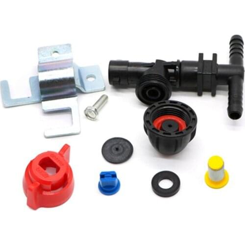 Plastic Flat Spray Nozzles for Boom Sprayer Nozzle 14MM Intubation Nozzle with 25MM Clamp Boom Sprayer Anti-drip Boom Nozzle