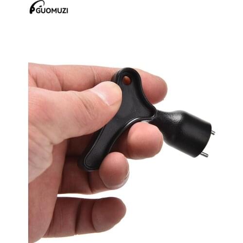 Practical Plastic Black Golf Shoe Cleats Wrench Spike Removal Accessories Tool Club Tranning Aids