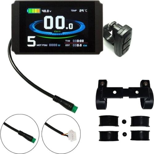 5pin Display Assisted Meter Backlit Color Cycling E-Bike Electric Bicycle