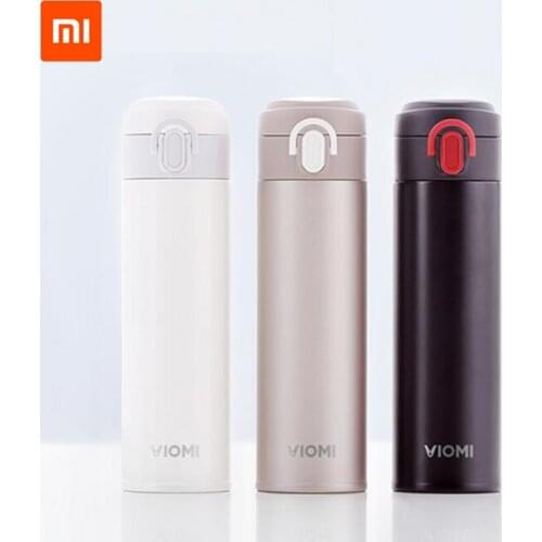 Youpin VIOMI Stainless Steel Vacuum 24 Hours Flask Water Smart Bottle Thermos Single Hand ON