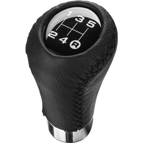 Universal Manual 5 Speed Car Gear Stick Shift Knob Shifter Lever Black Auto Accessories
