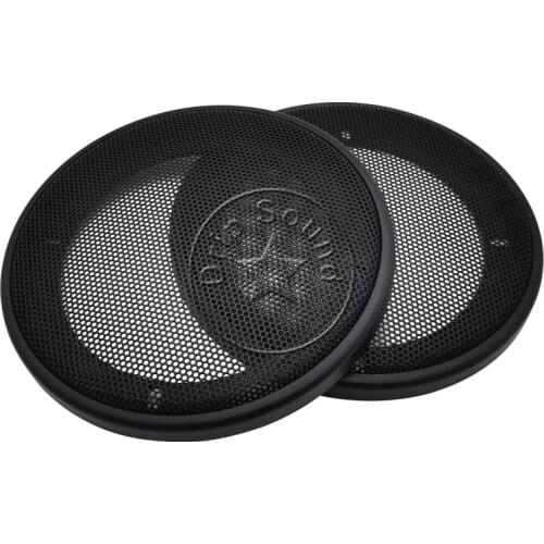 For 4" inch Car Audio Speaker Conversion Net Cover Decorative Circle Metal Mesh Grille 142mm #Black1