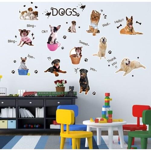 1 Set/Pack DIY 3d Vinyl Wallpaper Cartoon Children Baby Bedroom Wall Sticker Animated Wallpaper Wall Paper Removable Art Wall