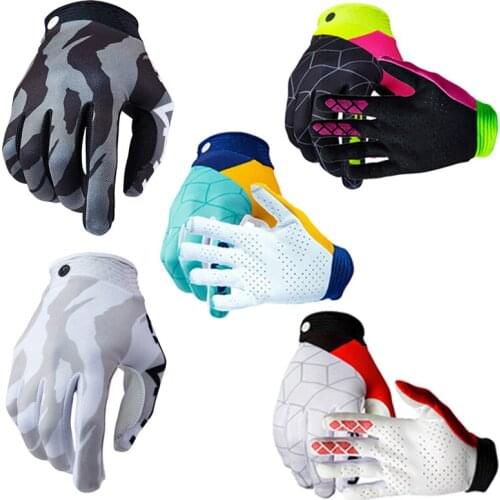 2020 Mountain Bike Gloves MTB BMX Cycling Bicycle gloves Outdoor Sports ATV MX Motorcycle Gloves Guant Motocross Full Finger New