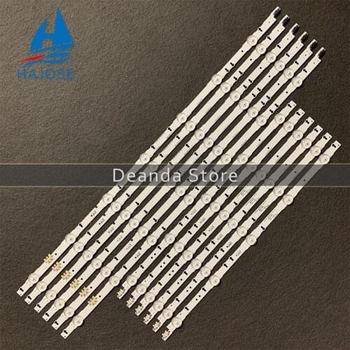 5sets New kit 12pcs LED strip for Samsung 2014SVS55 _3228_R05 2014SVS55 _3228_L07 CY-GH055CSLV1H CY-GJ055BGAVWH