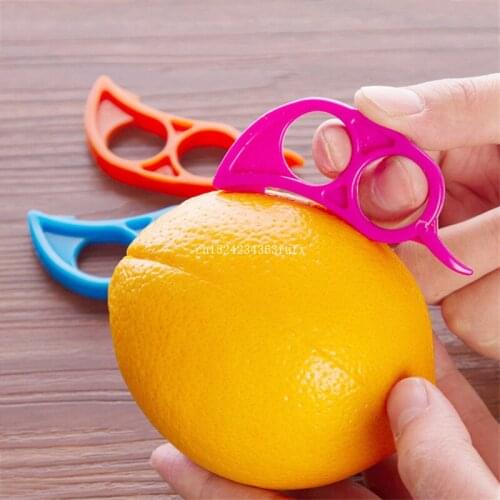 5000pcs Orange Peelers Lemon Slicer Cutter Plastic Orange Skinning Tools Orange Peeler Easy Opener
