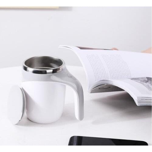 Automatic Self Magnetic stirring cup Coffee Milk Mixing Mug Stainless Steel Thermal Cup Electric Lazy Double Insulated Smart Cup