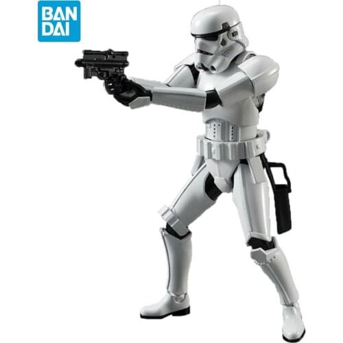BANDAI Star Wars Mandalorian Starwars The Stormtroops Assembly Imperial Army Empire Elite Soldiers Action Figure Model Kids Toys