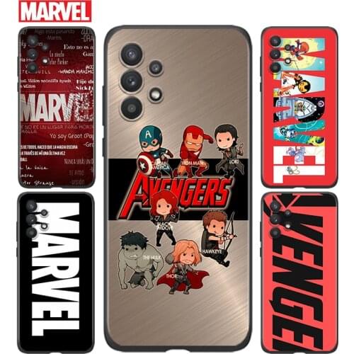 Marvel Avengers Logo Superhero For Samsung A91 A72 A71 A52 A51 A42 A41 A32 A31 A22 A21S A12 A11 A03 A02S A01 4G 5G Phone Case