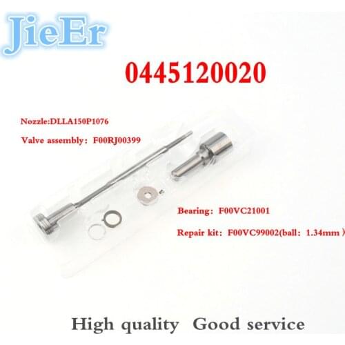 DEFUTE for RENAULT 50 10 550 956 common rail injector spare parts DLLA150P1076 (0433171699) F00RJ00399 to repair 0445120020