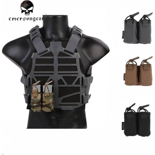 Emersongear Tactical Pouch Double Magzine Pouch For : SS VEST EM6374