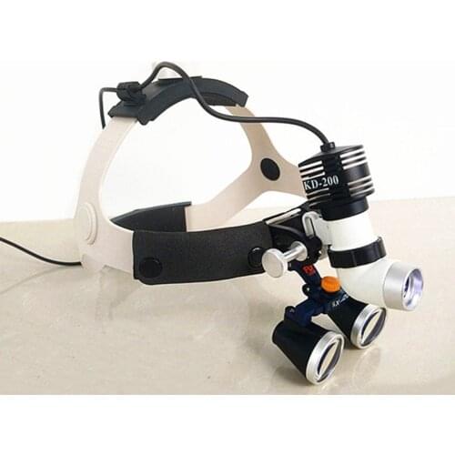 CE/FDA Surgical Medical Headlight 5WLED Headlamp HeadLight Lam+4/5/6.0X Dental Loupes Binocular Magnifier Plastic Surgery Pets