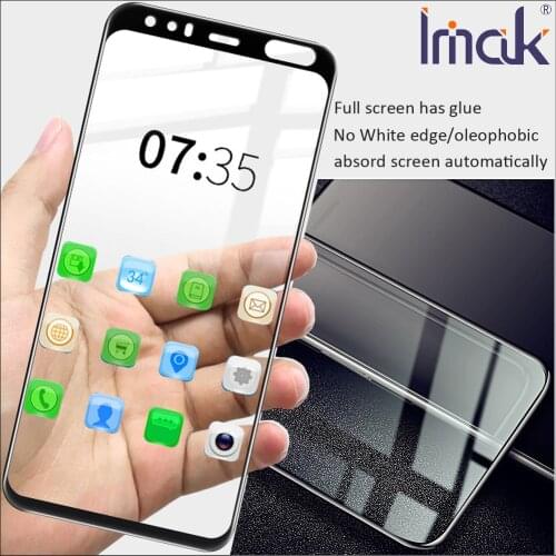 Imak Pro+ Full Screen panel Glue Tempered Glass For Google Pixel 4 XL oleophobic