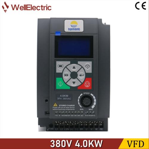 VFD Inverter Mini 4.0KW/5.5KW 380V V/F control for Motor Speed Control Frequency Inverter