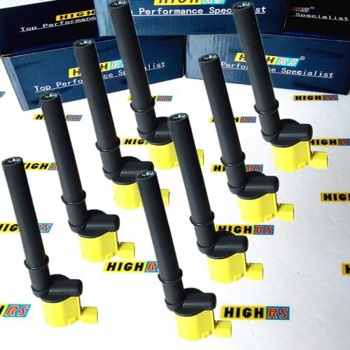 Ignition Coil Packs 8PCS Set for Various Ford Mustang Lincoln V8 UF191 Qvale 5.4L DG487, DG492, DG512 4L7Z12029AA 2C6Z12029AA