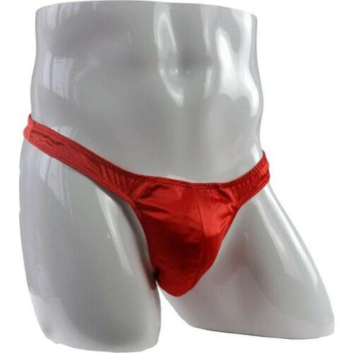 Men G-String Low-Rise Nylon Stain Sissy Panties Briefs Mens Thongs Breathable Underwear Male Sexy Lingerie Seamless Underpants