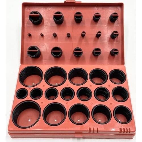 Rubber O-Ring Kit Seal Gasket Universal NBR70 Shore Rubber O-rings Assortment Set Metric Standard Series 419PCS 30Size