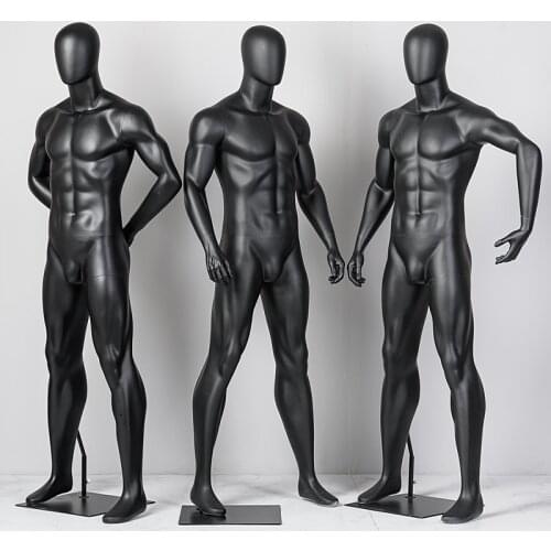 New Style Black Mannequin Male Full Body Model Best Qaulity For Sale