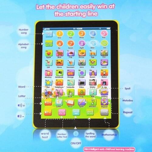 Tablet Multifunctional Learning Machine Childrens Educational Early Education Point Reading Machine Toy For Kids Birthday Gift