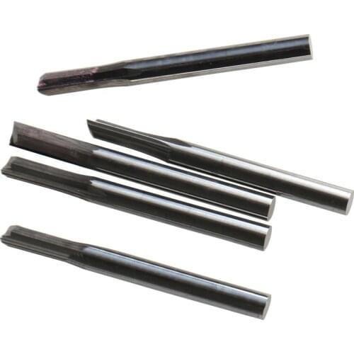 5pcs 4.0*12mm 2 Flutes straight Milling Cutter Wood Router Bits Engraving Bit CNC Solid Carbide Mill Cutters