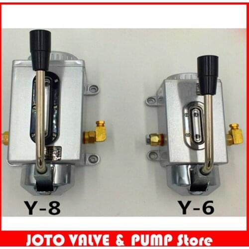 Manual oil pump Y-8 Lubricating pump Punching pump CNC machine tool oiler