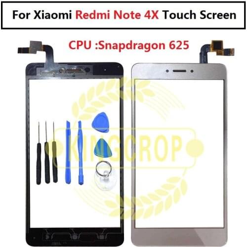 For Xiaomi Redmi Note 4X Touch Screen 100% New Digitizer Glass Panel Touch Replacement For Xiaomi Redmi Note 4X