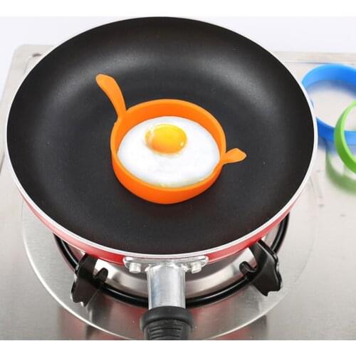 Silicone Omelette Eggs Frying Mold Kitchen Cooking Accessories Round Fried Egg Pancake Mould Household DIY Breakfast Gadgets