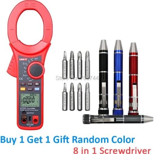 UNI-T UT221 2000A Digital Clamp Meters Temperature Measure Multimeter Auto Range Resistance