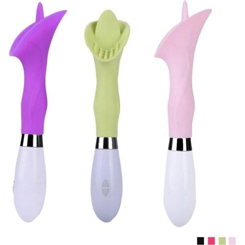 Tongue Vibrators Female Vibrator G-spot Clitoris Stimulator Massager Sex Toys for Women Masturbators Oral Licking Adult Toys