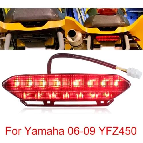 LED Tail Light for Yamaha 2006 - 2009 YFZ450 06-09 YFZ 450 5TG-84710-21-00 LED Rear Lamp