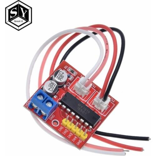 1PCS 2.5A Dual bridge brushed DC motor Drive Controller Board Module for Arduino smart car robot Low power consumption MX1919