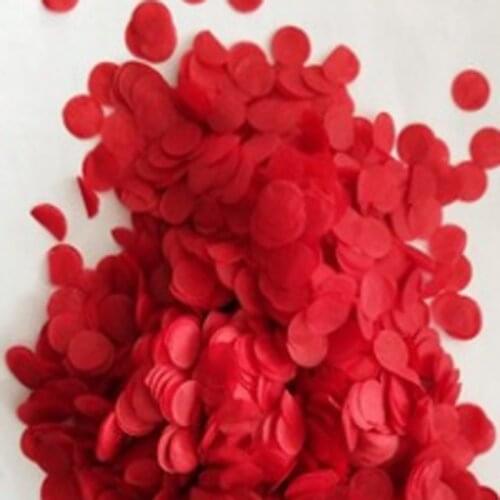 100g Per Lot 1.0cm 1.5cm 2.0cm 2.5cm Colorful Biodegradable Balloon Fillings Round Tissue Copy Paper Confetti