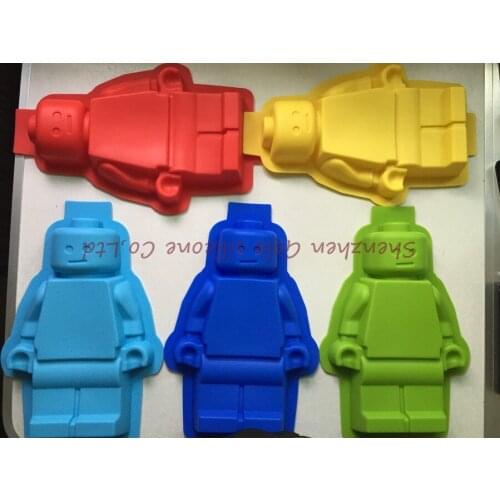 100pcs DIY Fondant Cake Decorating Tools Foodgrade 100% Silicone Mold Super Big Robot Cake Mold Ice Mold Baking Pan