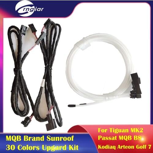 30 colors ambient sunroof led light kit for Passat MQB B8 Tiguan MK2 kodiaq Arteon Golf 7 7.5 Jetta sunroof LED ambient light