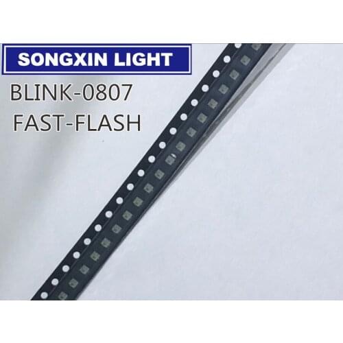 3000PCS 2.0*1.8*0.8mm 2018 0805 0807 RGB FAST FLASH lamp LED RED BLUE GREEN Automatic flash Light beads 0805 smd led