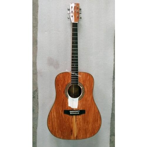 Free shipping AAAA all solid sikta spruce rosewood guitar OM custom handmade solid OM abalone acoustic guitar
