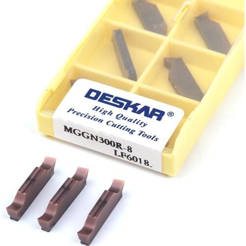 DESKAR100% original MGGN150 MGGN200 MGGN250 MGGN300 MGGN400 MGGN500 R L LF6018 carbide blade slotting blade CNC lathe metal tool