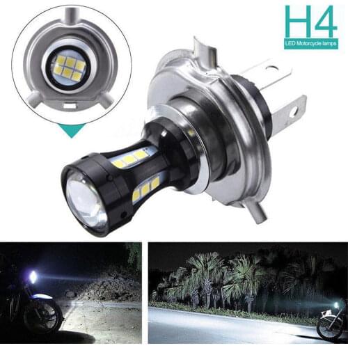 2 Pcs Motorcycle Headlights Car LED Fog Light H4 Replacement Car Motorcycle H4 LED Headlight Bulb Super Bright Light 6500K 2019