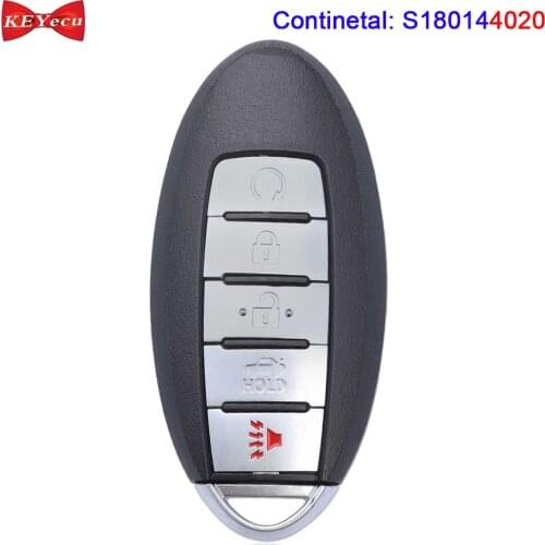 KEYECU for Nissan Altima Maxima 2013 2014 2015 Remote Key Fob S180144020 FCC ID: KR5S180144014 433.92MHz