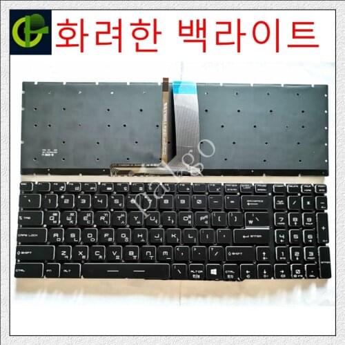 Korean RGB Backlit Keyboard for MSI GT62 GT72 GE62 GE72 GS60 GS70 GL62 GL72 GP62 GP72 CX62 GS63VR GS73VR GT72VR GT83VR GE62V KR